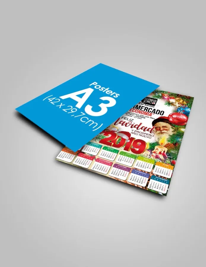 Afiche Papel Couché A3