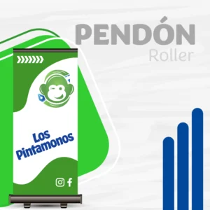 PENDON ROLLER CON BASE DE ALUMINIO