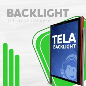 TELA BACKLIGHT PARA PUBLICIDAD EN LETREROS LUMINOSOS